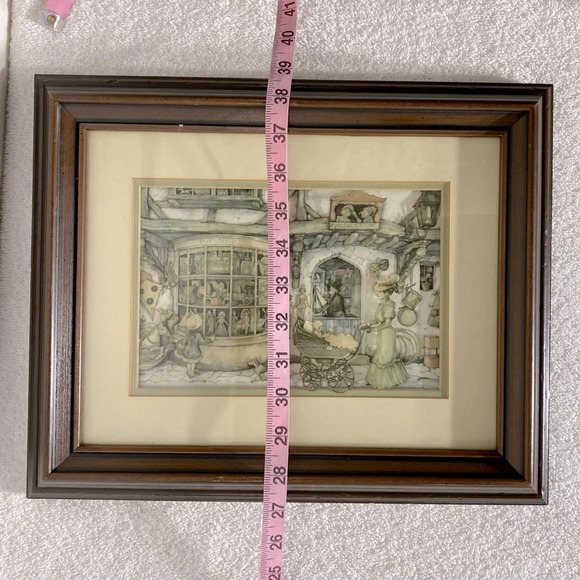 Vintage Anton Pieck 3D Blacksmith Paper Tole - Picture 12 of 13